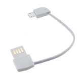 Short USB Cable MicroUSB Charger Cord Power Wire