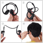 Wireless Headphones Sports Earphones With Mic Folding Neckband Headset