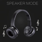 Wireless Headphones Foldable Headset w Mic Hands-free Earphones