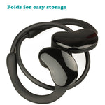 Wireless Headphones Sports Earphones With Mic Folding Neckband Headset