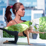 Wireless Headphones Sports Earphones With Mic Folding Neckband Headset