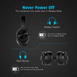 Wireless Headphones Foldable Headset w Mic Hands-free Earphones