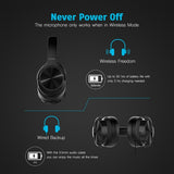 Wireless Headphones Foldable Headset w Mic Hands-free Earphones