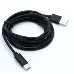 Black 6ft Type-C USB Data Cable