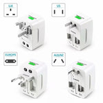 International Charger USB 2-Port Travel Adapter Plug Converter AC Power