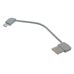 Short USB Cable MicroUSB Charger Cord Power Wire