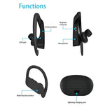 TWS Headphones Wireless Earbuds Earphones Ear hook True Stereo