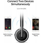 Wireless Headphone Boom Microphone Headset Hands-free Earphone Over-the-Head
