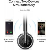Wireless Headphone Boom Microphone Headset Hands-free Earphone Over-the-Head