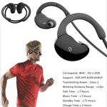 Wireless Headphones Sports Earphones With Mic Folding Neckband Headset