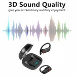 TWS Headphones Wireless Earbuds Earphones Ear hook True Stereo