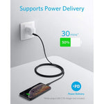 PD USB Cable 6ft USB-C to iPhone Charger Power Cord