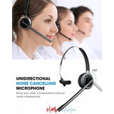 Wireless Headphone Boom Microphone Headset Hands-free Earphone Over-the-Head