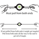 Retractable Earphones Headphones Hands-free Headset 3.5mm w Mic Earbuds