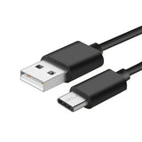 Black 6ft Type-C USB Data Cable