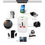 International Charger USB 2-Port Travel Adapter Plug Converter AC Power