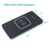 10000mAh Wireless Power Bank - Black