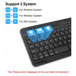 Wireless Keyboard Ultra Slim Rechargeable Portable Compact