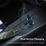 Quick Car Charger 36W 2-Port USB Cable Type-C PD Power Adapter