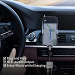 USB-C Headphone Adapter Earphone 3.5mm Jack Charger Port Splitter Mic Support